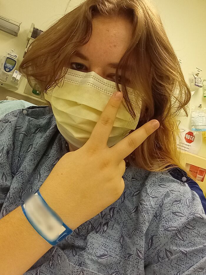 This Is Me Like 2 Weeks Ago In The Hospital