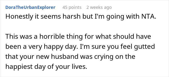 Bride Considers Going No-Contact With MIL After She Selfishly Ruined Their Wedding Day Bride Considers Going No-Contact With MIL After She Selfishly Ruined Their Wedding Day