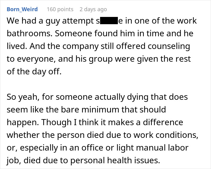 Boss Tries To Brush Off Death On The Job, Workers Retaliate Boss Tries To Brush Off Death On The Job, Workers Retaliate
