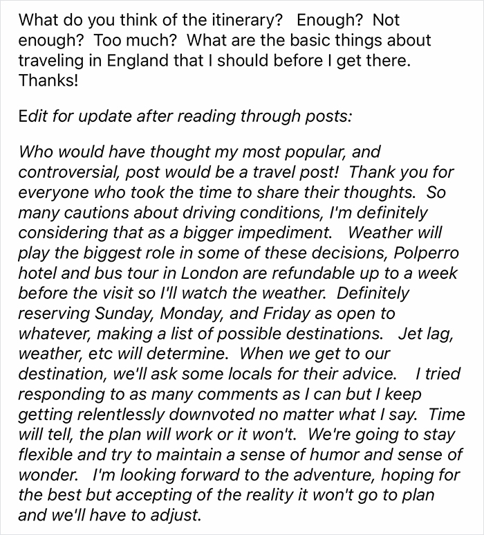 "Absolutely Bonkers": People Are Laughing At This American Family's Itinerary For Their UK Trip