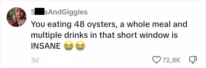 Internet Sides With A Man Who Sneaked Out On A Date Who Ate 48 Oysters As An Appetizer Internet Sides With A Man Who Sneaked Out On A Date Who Ate 48 Oysters As An Appetizer