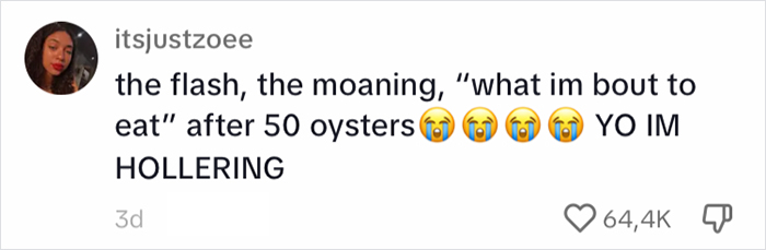 Internet Sides With A Man Who Sneaked Out On A Date Who Ate 48 Oysters As An Appetizer Internet Sides With A Man Who Sneaked Out On A Date Who Ate 48 Oysters As An Appetizer