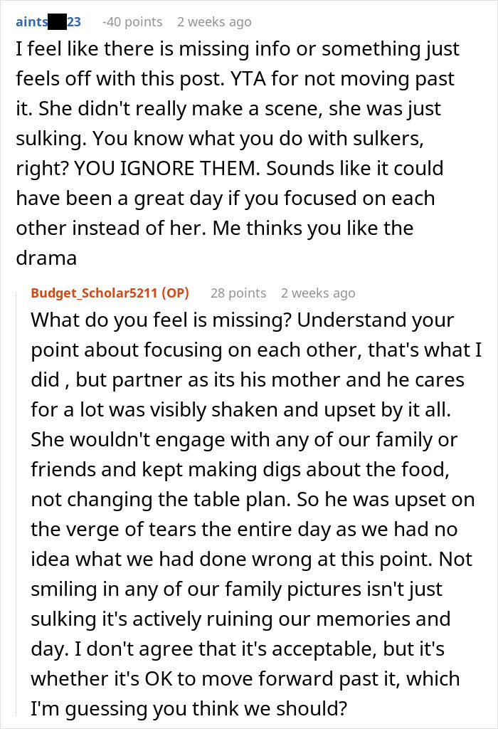 Bride Considers Going No-Contact With MIL After She Selfishly Ruined Their Wedding Day Bride Considers Going No-Contact With MIL After She Selfishly Ruined Their Wedding Day