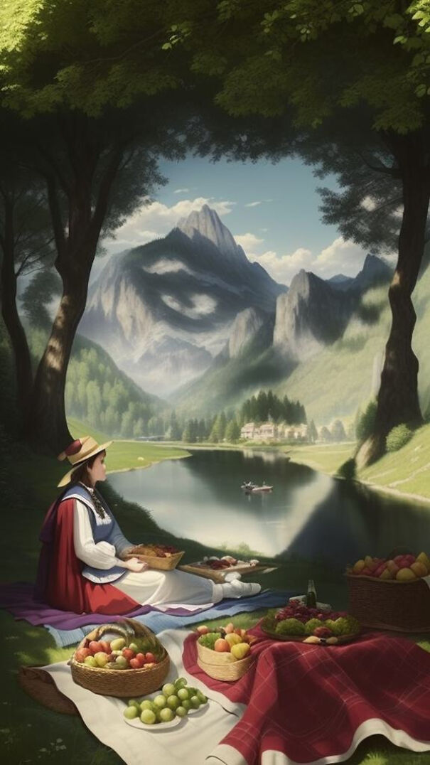 It Just Looks Like A Nice Picnic, But If You Look Closely, You'll See The King Of Pop, Michael Jackson