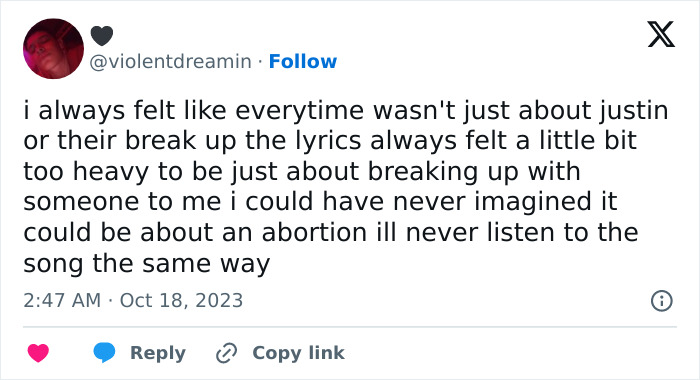 Justin Timberlake Is "Trying Not To Concern Himself" With Britney Following News Of Terminated Pregnancy Justin Timberlake Is "Trying Not To Concern Himself" With Britney Following News Of Terminated Pregnancy