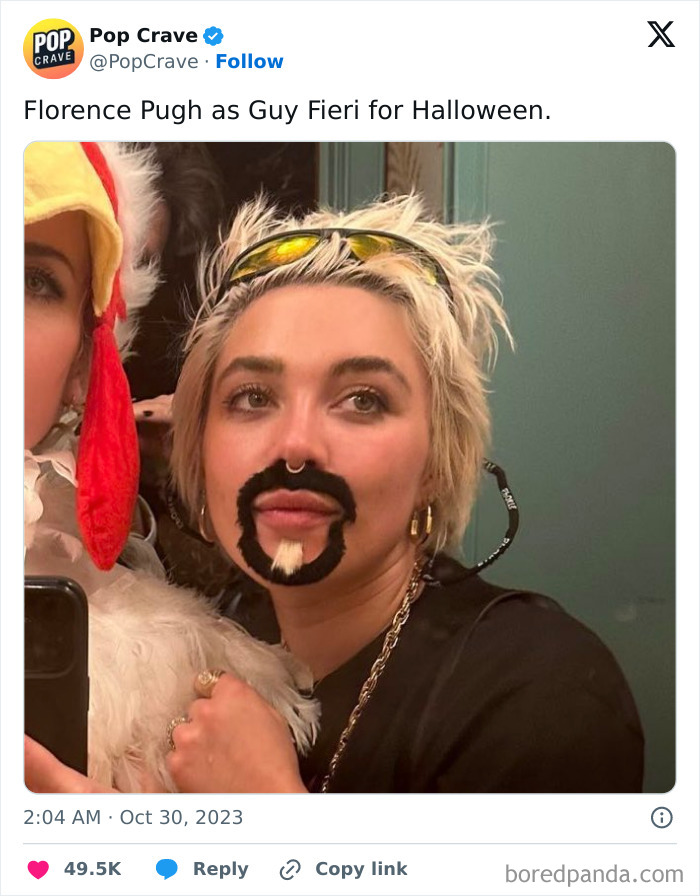 Florence Pugh As Guy Fieri