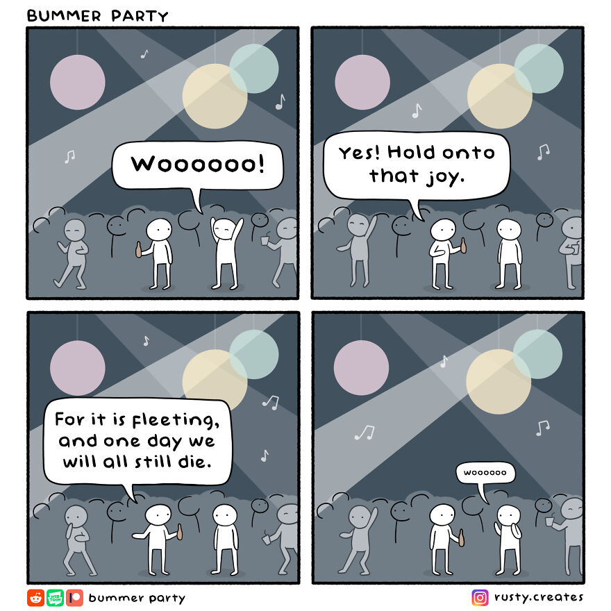 I Draw Sad, Silly Comics — Here Are 30 Of My Favorites From 2023