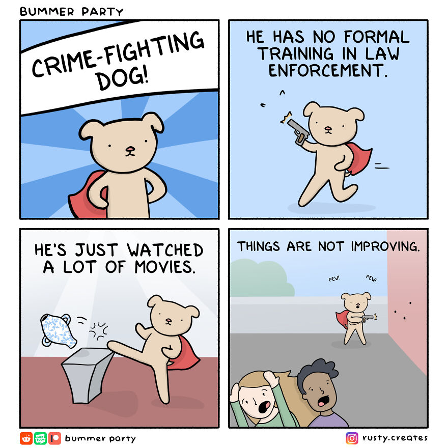 I Draw Sad, Silly Comics — Here Are 30 Of My Favorites From 2023