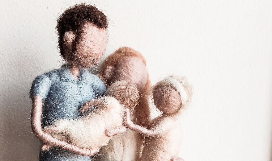 I Recreate Magical Little Moments In Time With Wool.