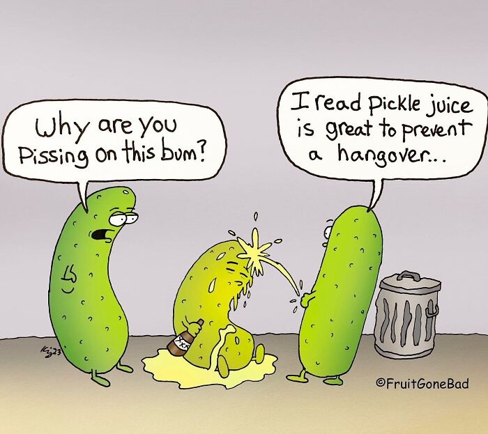 41 New Times NY Cartoonist Captures Dark Humor In One-Panel Food Comics