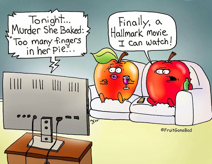 41 New Times NY Cartoonist Captures Dark Humor In One-Panel Food Comics