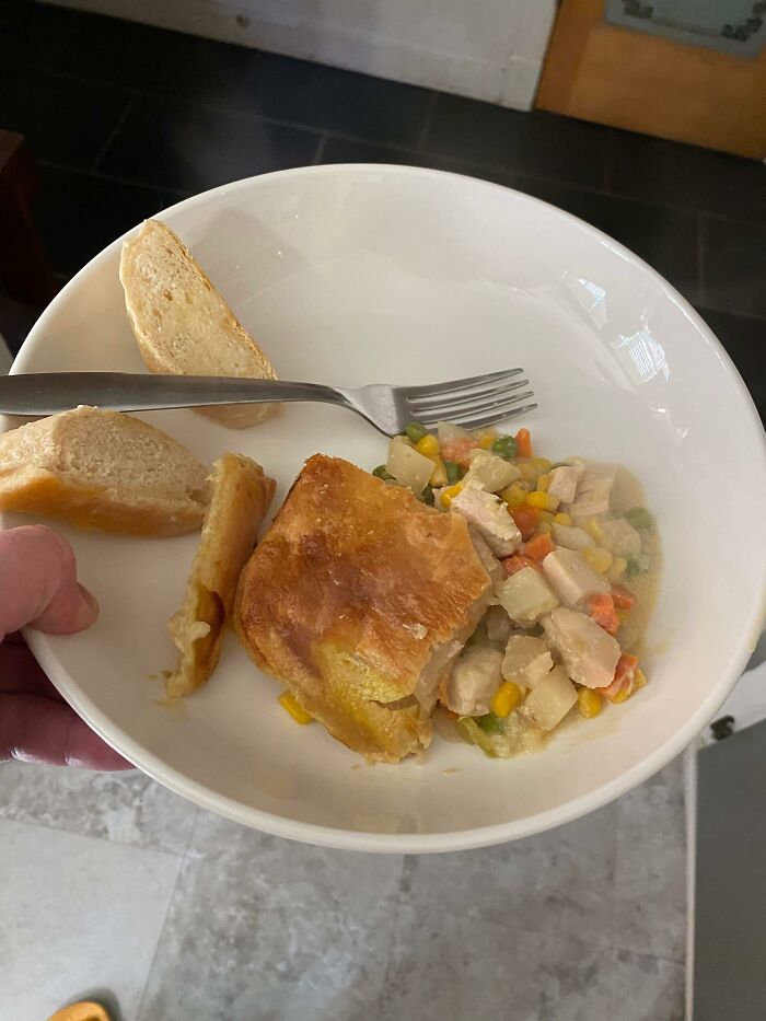 Chicken Pot Pie And Homemade Bread