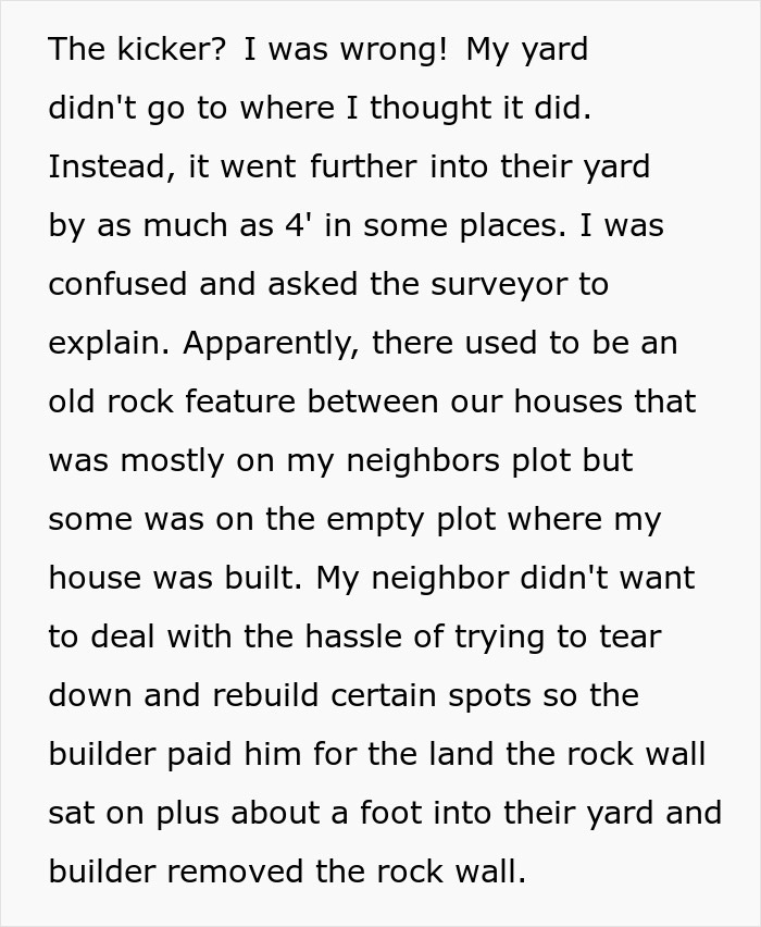 Person Maliciously Complies With Entitled Neighbor’s Demands, Ends Up With More Land Person Maliciously Complies With Entitled Neighbor’s Demands, Ends Up With More Land