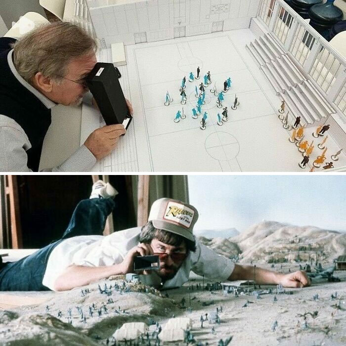 Steven Spielberg Preparing A Scene For ‘West Side Story’ (2021) And ‘Indiana Jones: Raiders Of The Lost Ark’ (1981)