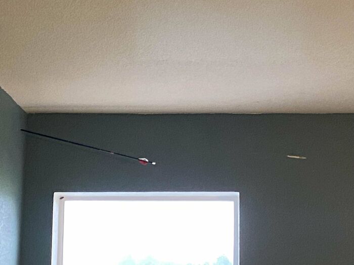 My Neighbor Shot An Arrow Into My House Today