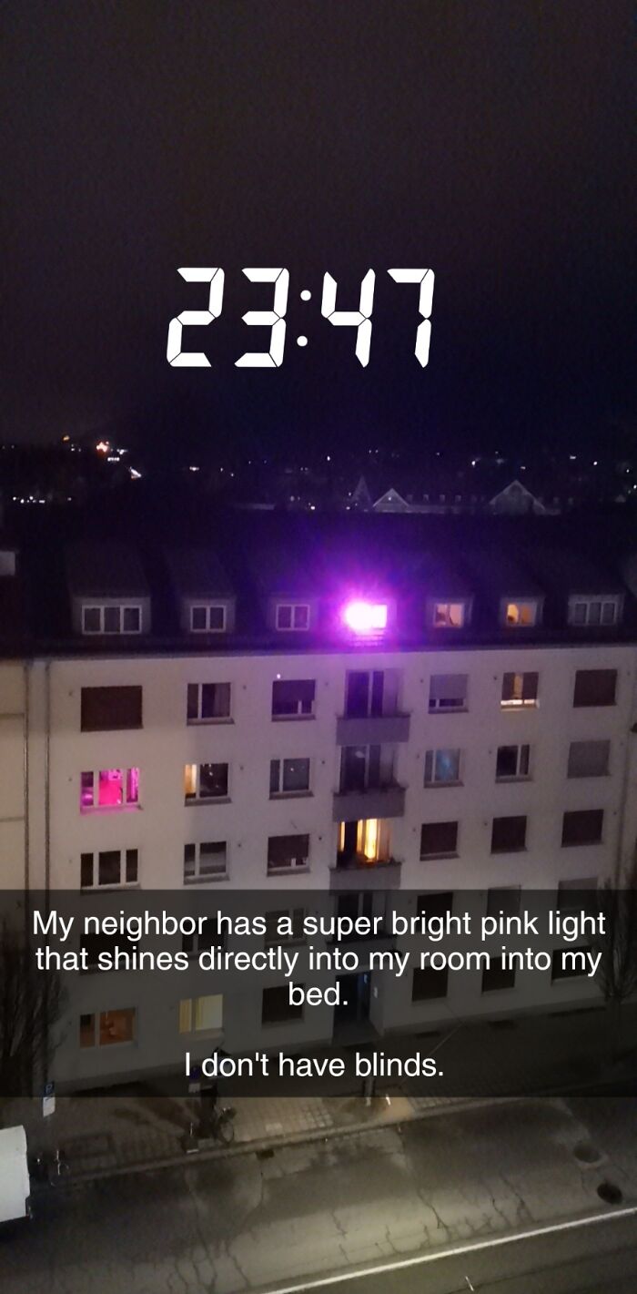 My Neighbor Has Indeed A Bright Light