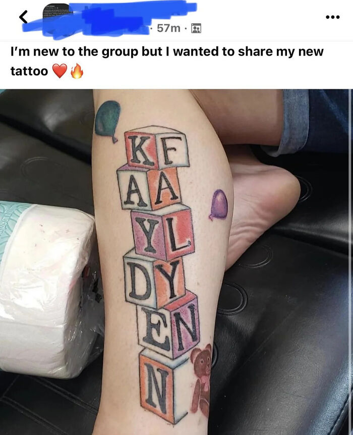 Shitty Names, Even Shittier Tattoo