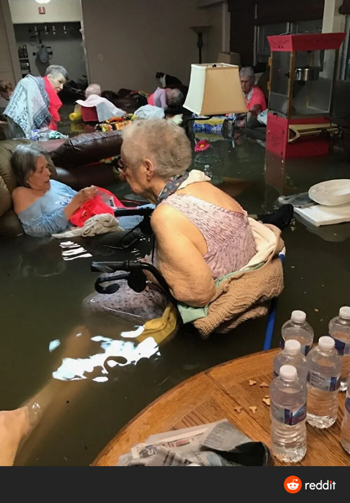 Inundación en una residencia geriátrica