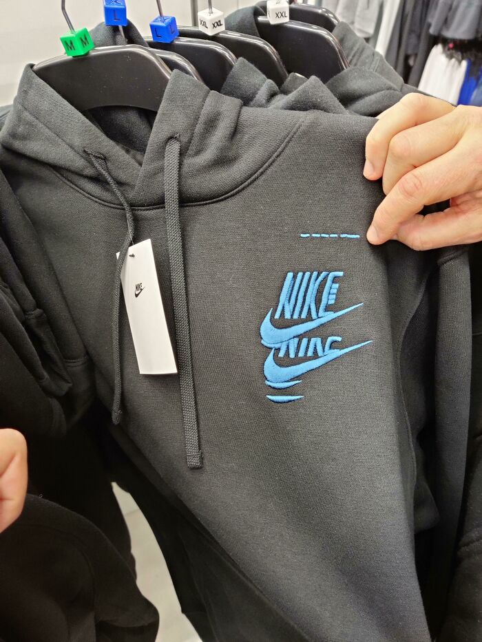 A Nike Sewing Error On A $100 Hoodie