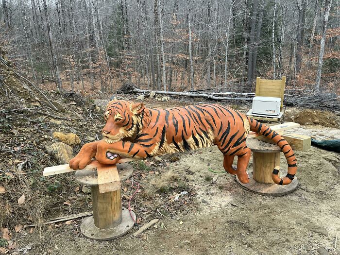 Carved A Tiger