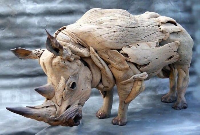 Driftwood Rhino