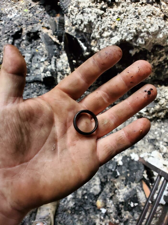 I Found My Wedding Ring After My House Burned Up