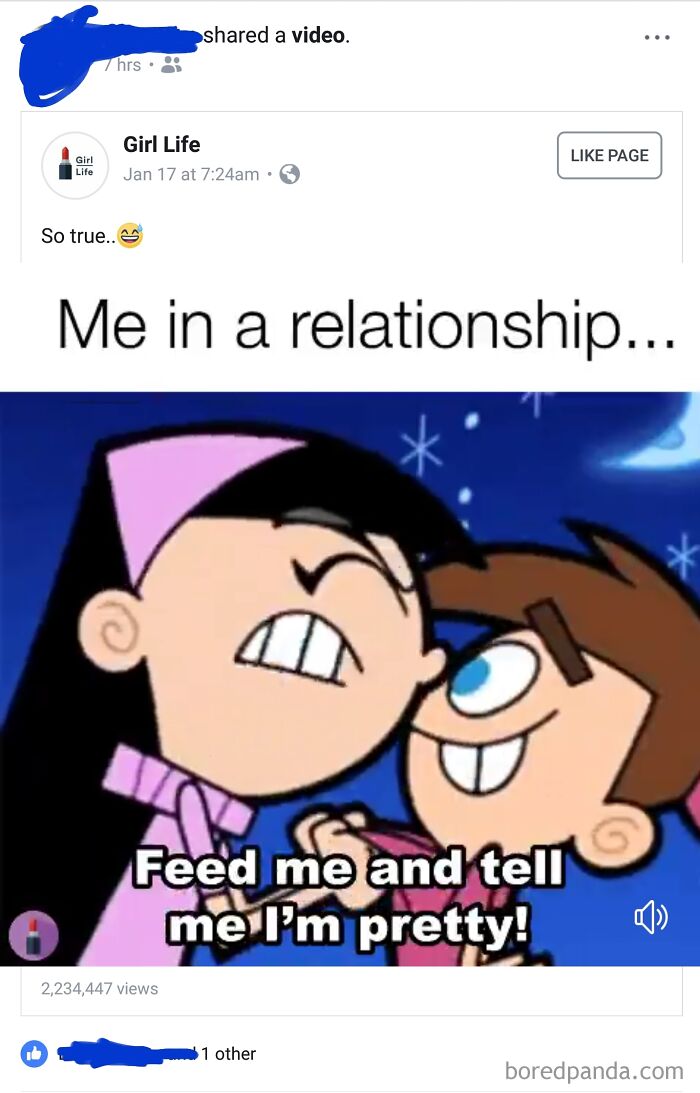 The Classic "All I Want In A Relationship Is Food And Praise"