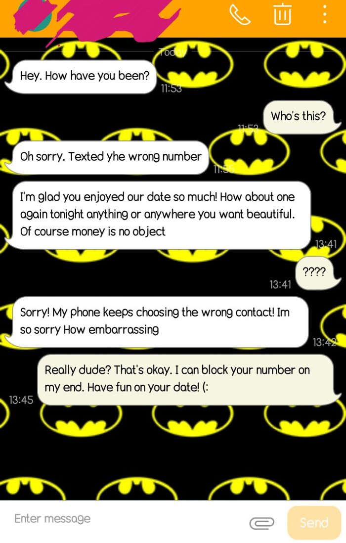 From A Crazy, And Controlling Ex I Haven't Spoken To In Months