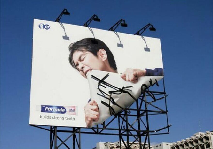 Toothpaste Billboard