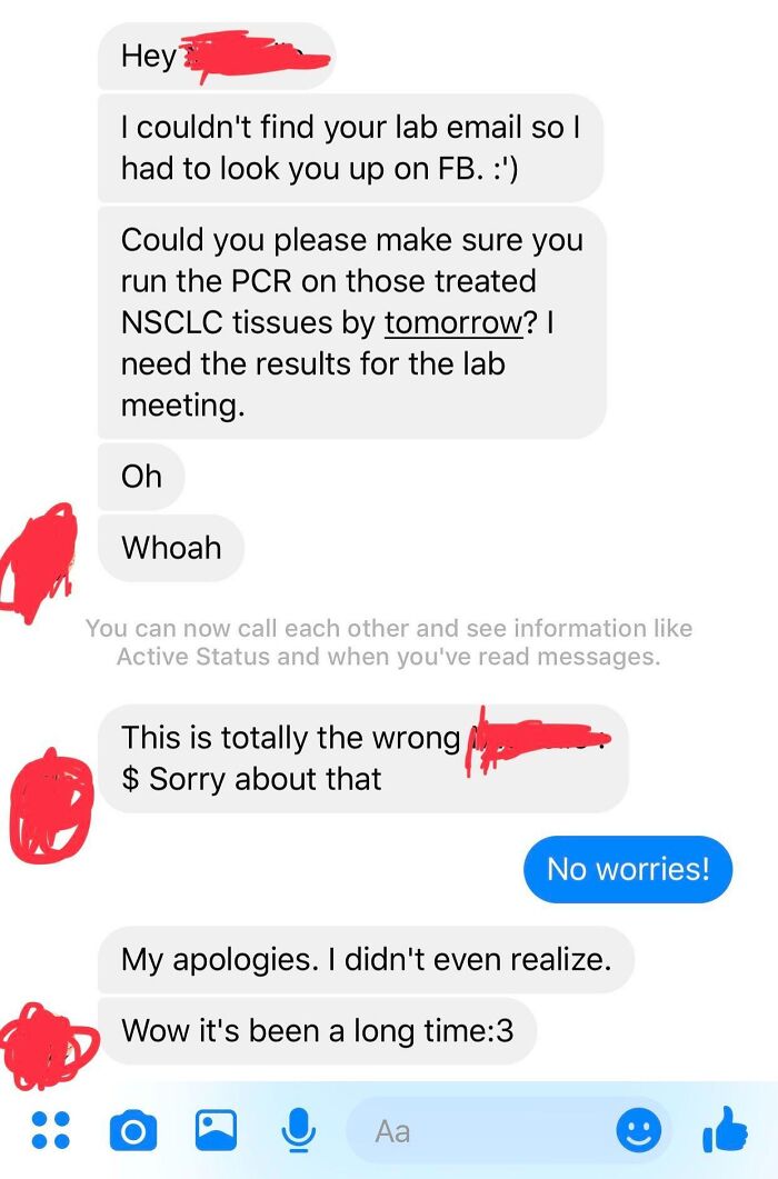 Was Sent To Me By My Ex From 5 Years Ago. I Blocked Him On Everything. We Weren’t Even Friends On Facebook And I Don’t Know How He Could’ve “Confused” Me For Someone Else