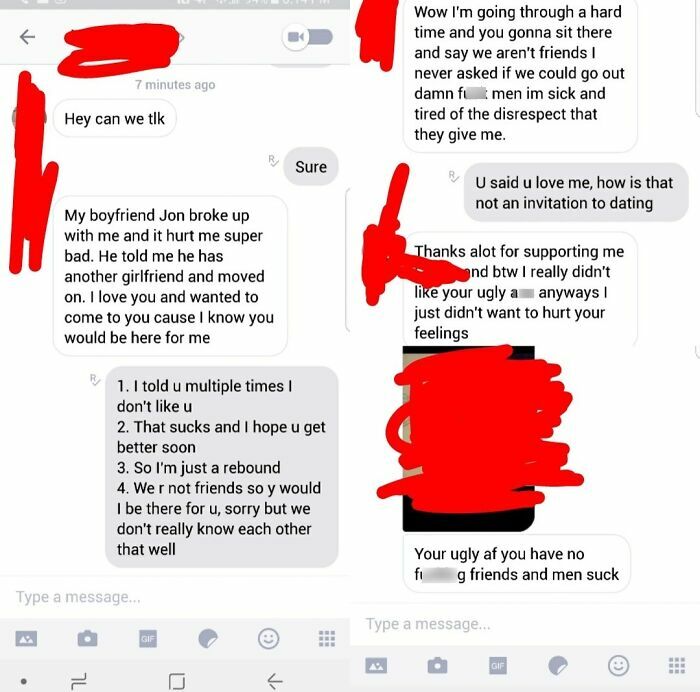 Girl Wouldn't Leave Friend Alone