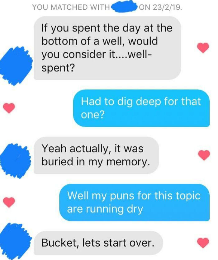 My Profile Mentions Liking Bad Puns - I Was Not Disappointed