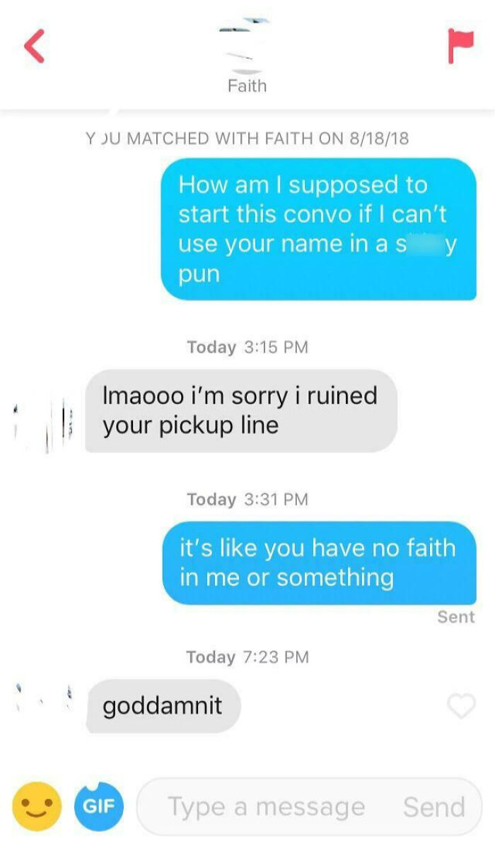 Her Bio Said Don't Use Her Name In A Pun