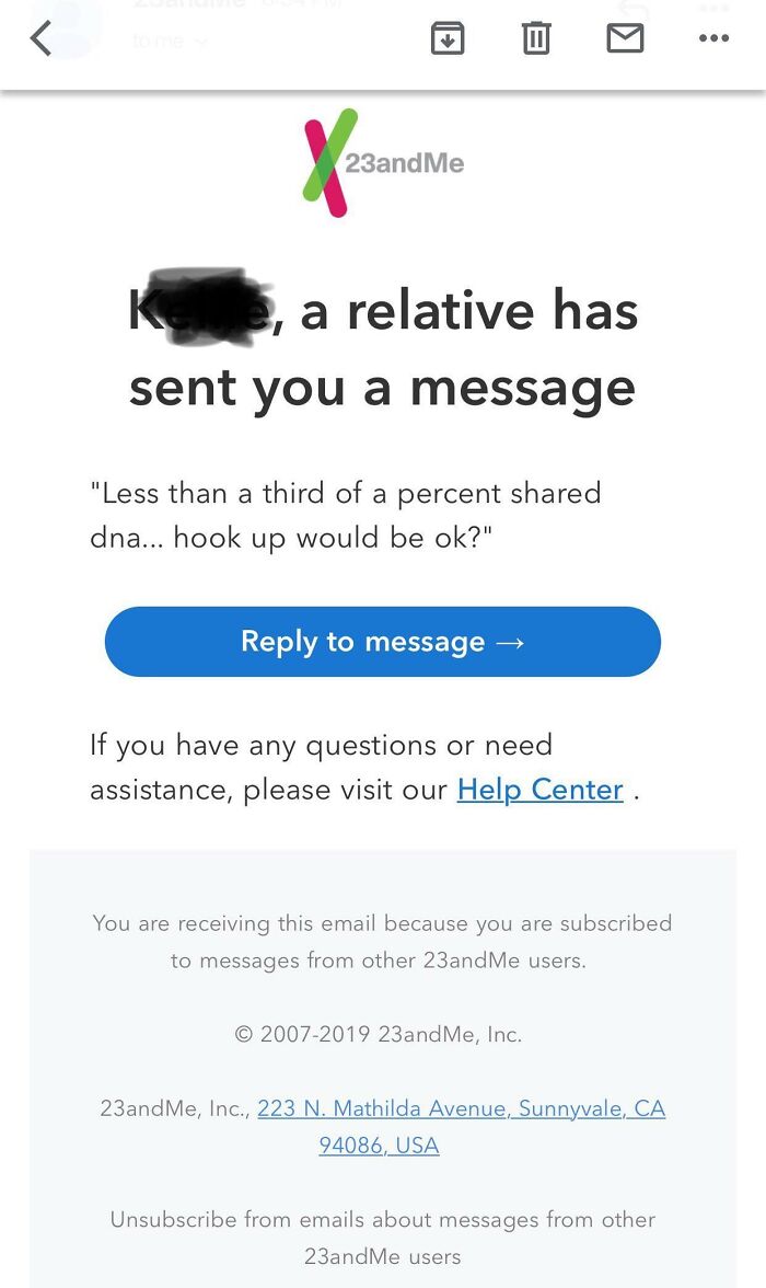 My Ex Was Being Hit On After Signing Up For 23andMe By A Cousin