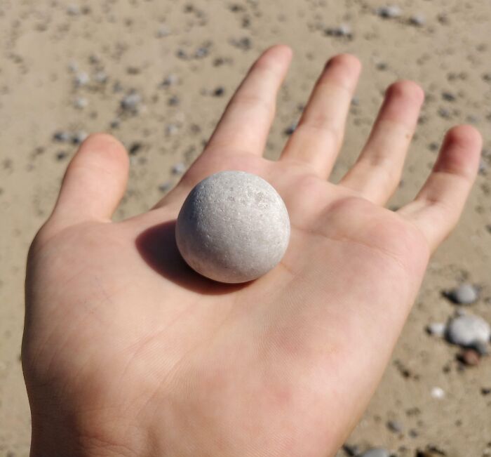 This Rock I Found Looks Like A Miniature Moon