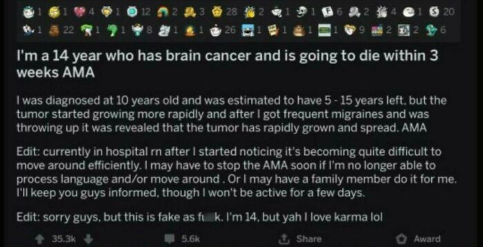 Faking Cancer Diagnosis For Clout Is Next Level Disgusting