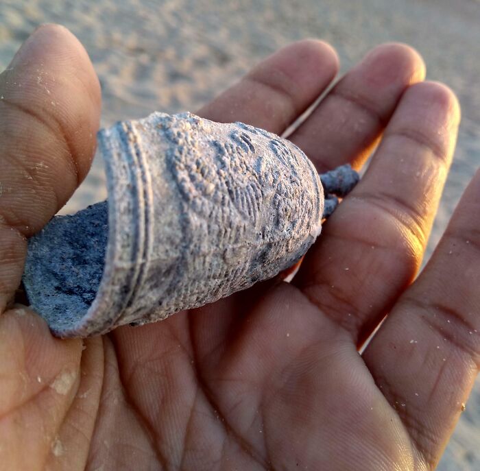 Found This Bell With Engraved Dragon On It On The Coast Of Arabian Sea