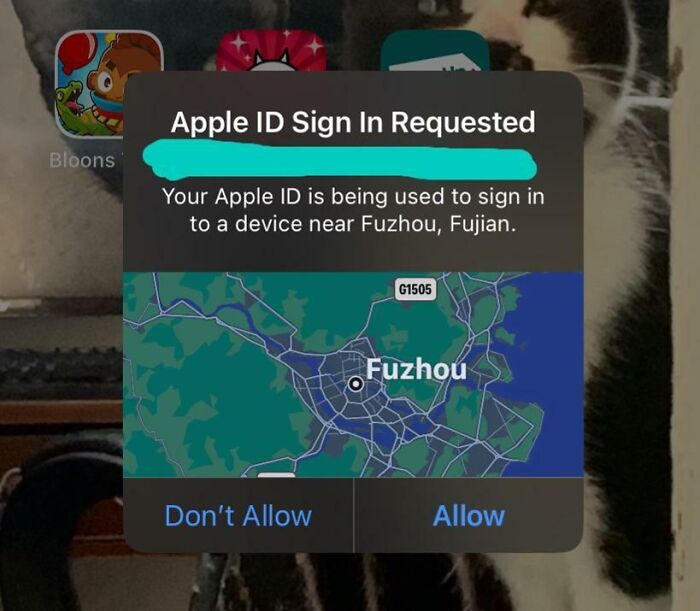 Got Off Work This Morning And Checked My Phone To See Someone In China Was Trying To Access My Apple ID