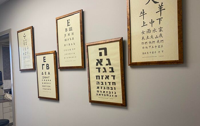 My Eye Doctor's Place Has Eye Exams In Different Languages