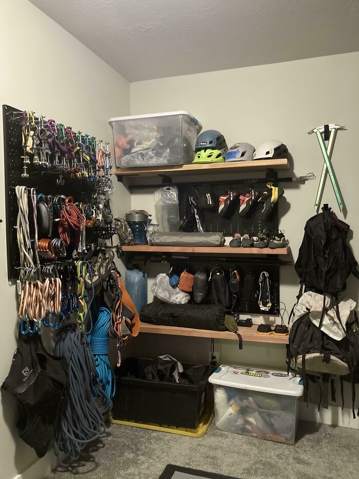 Finally Organized All Of My Outdoor Gear