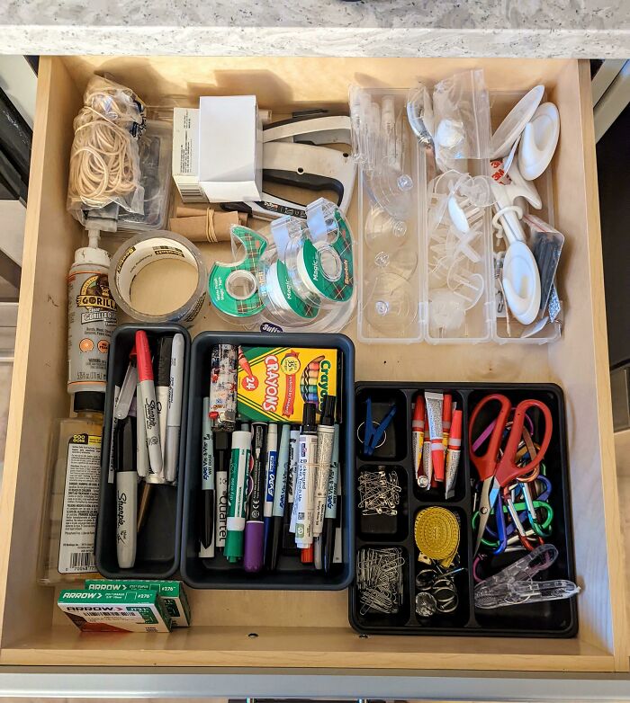 I Guess It Might Negate Calling It A Junk Drawer, But I Organized The Junk Drawer!