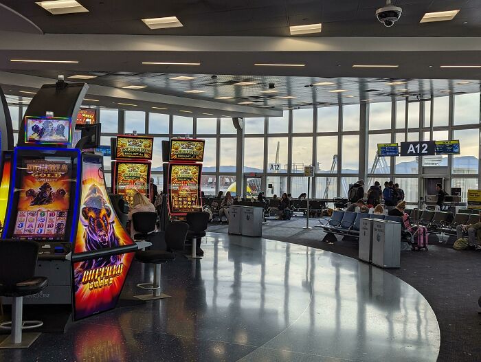 You Can Start Gambling As Soon As You Get Off The Plane In Vegas