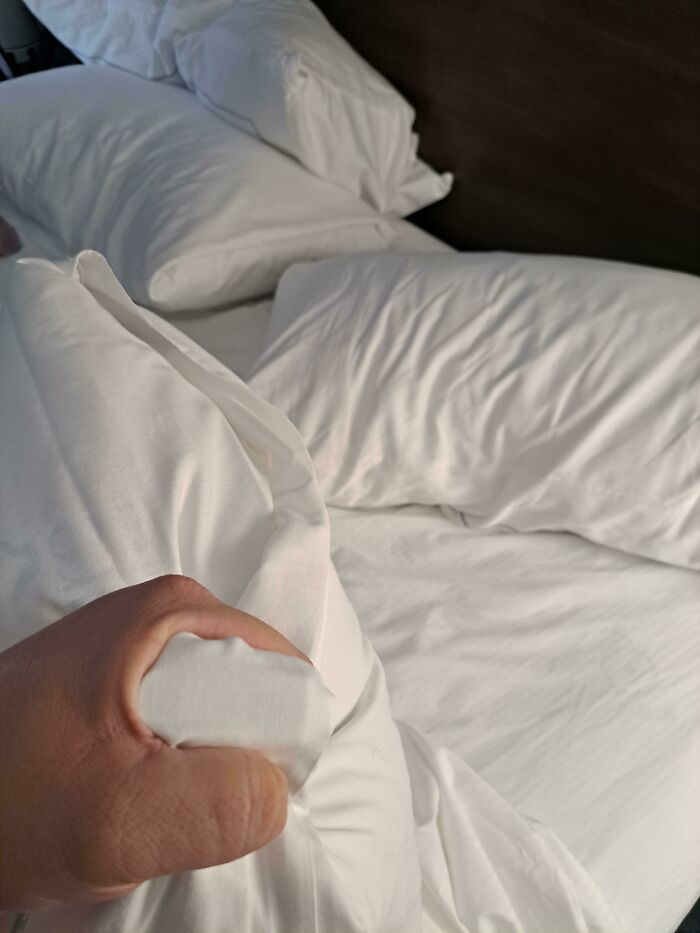 All The Pillows At This Hilton Have Loss Prevention Sensors/Alarms