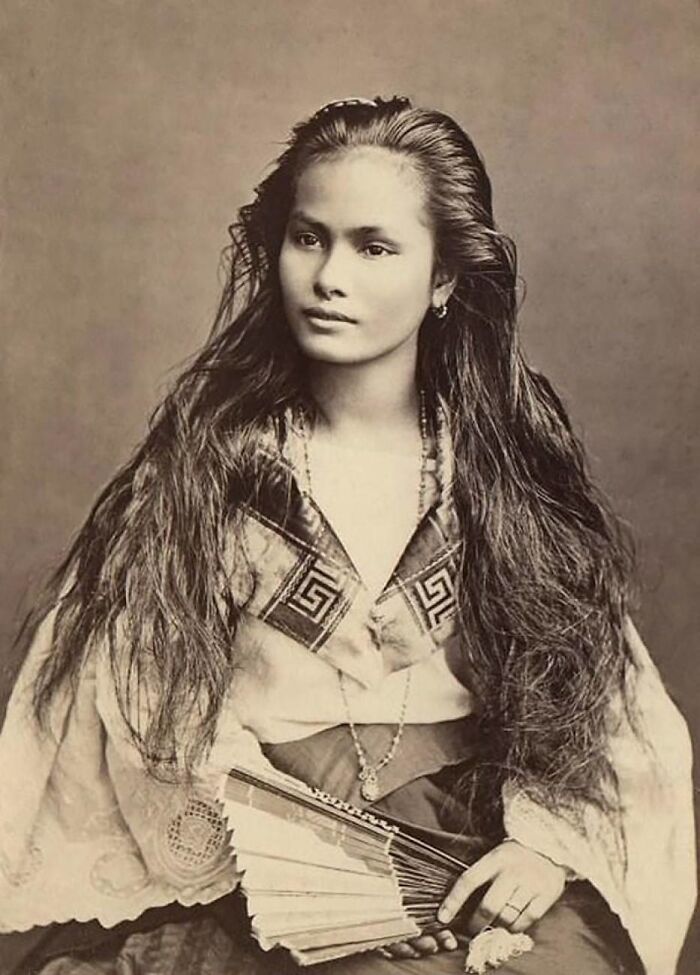 Mujer de Luzon fotografiada en 1875