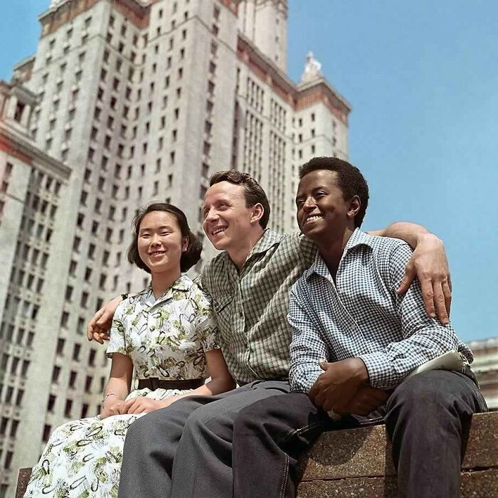 International Students At Moscow State University, 1961 