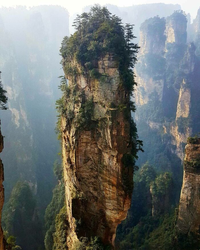 Avatar Mountains - Zhangjiajie, China - Also Known As Inspiration For Pandora P.s The Echo Here Is Incredible 