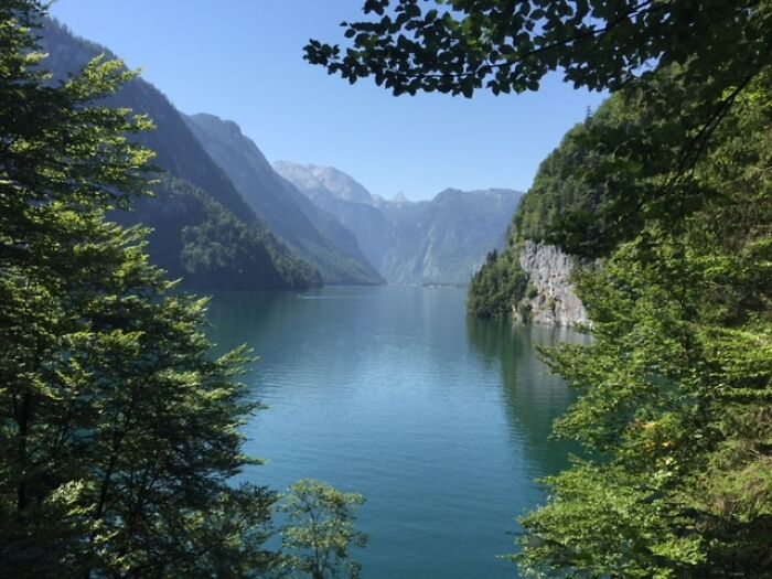 My Dad Is Super Proud Of This Picture And Says It's The Best One He Has Ever Taken. The Königssee In Berchtesgaden, Germany 