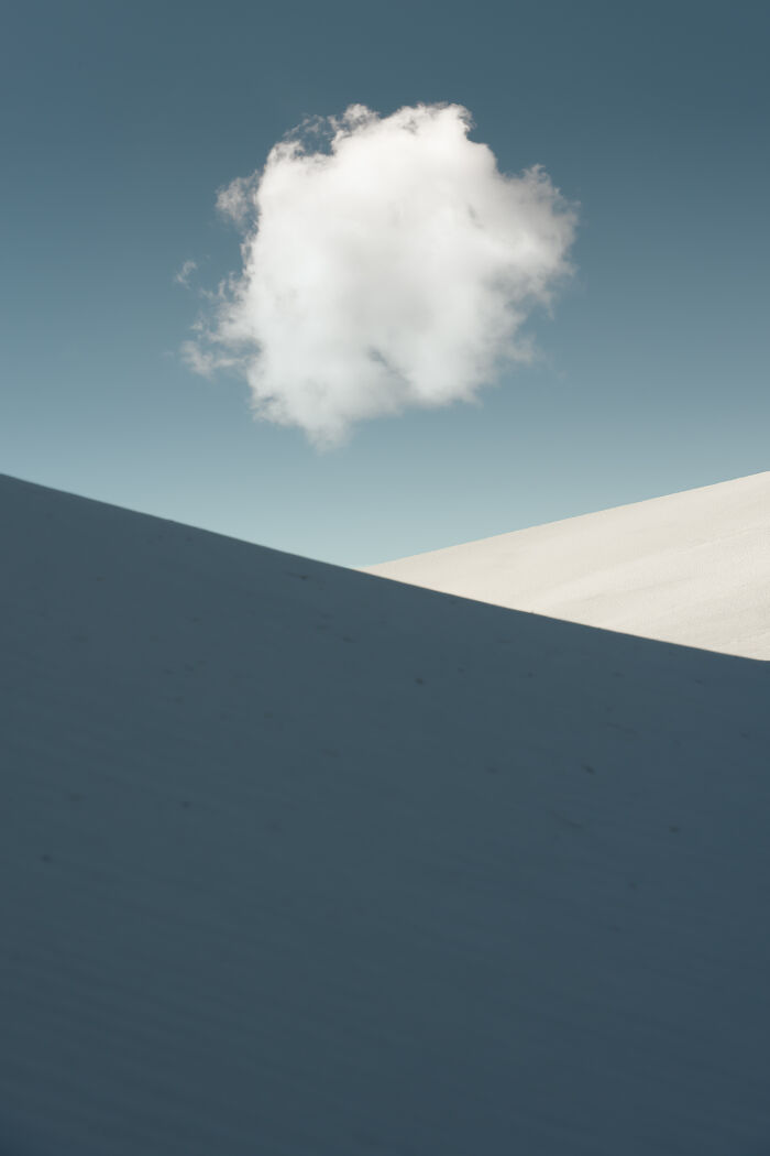 My First Attempt At Minimalism In My Landscape Photography At White Sand, Nm 