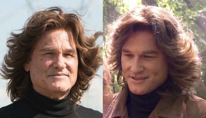 Kurt Russell Before And After Cgi On Guardians Of The Galaxy Vol. 2