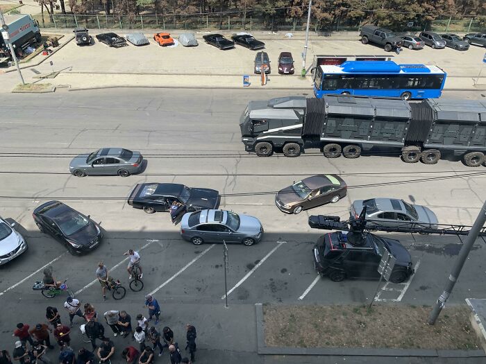 They Are Filming “Fast & Furious 9” Outside My Window